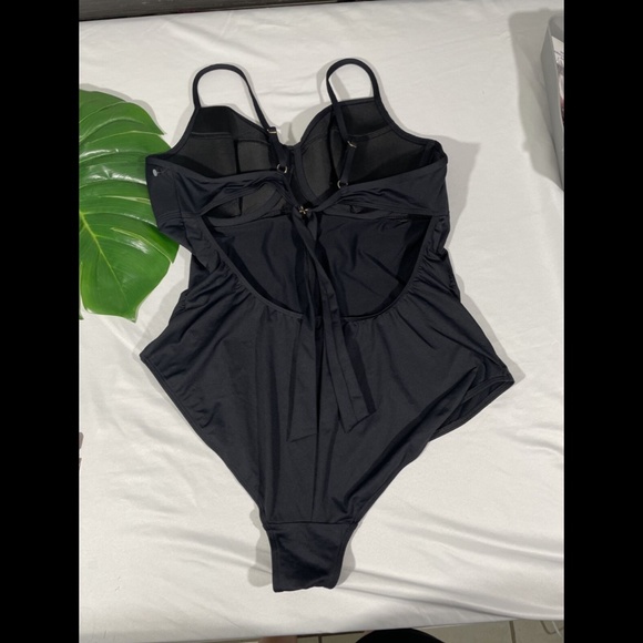 NEW Cache Coeur [ Maternity 40 C/D ] Monaco One Piece Swimsuit in Black‎ - Picture 10 of 12
